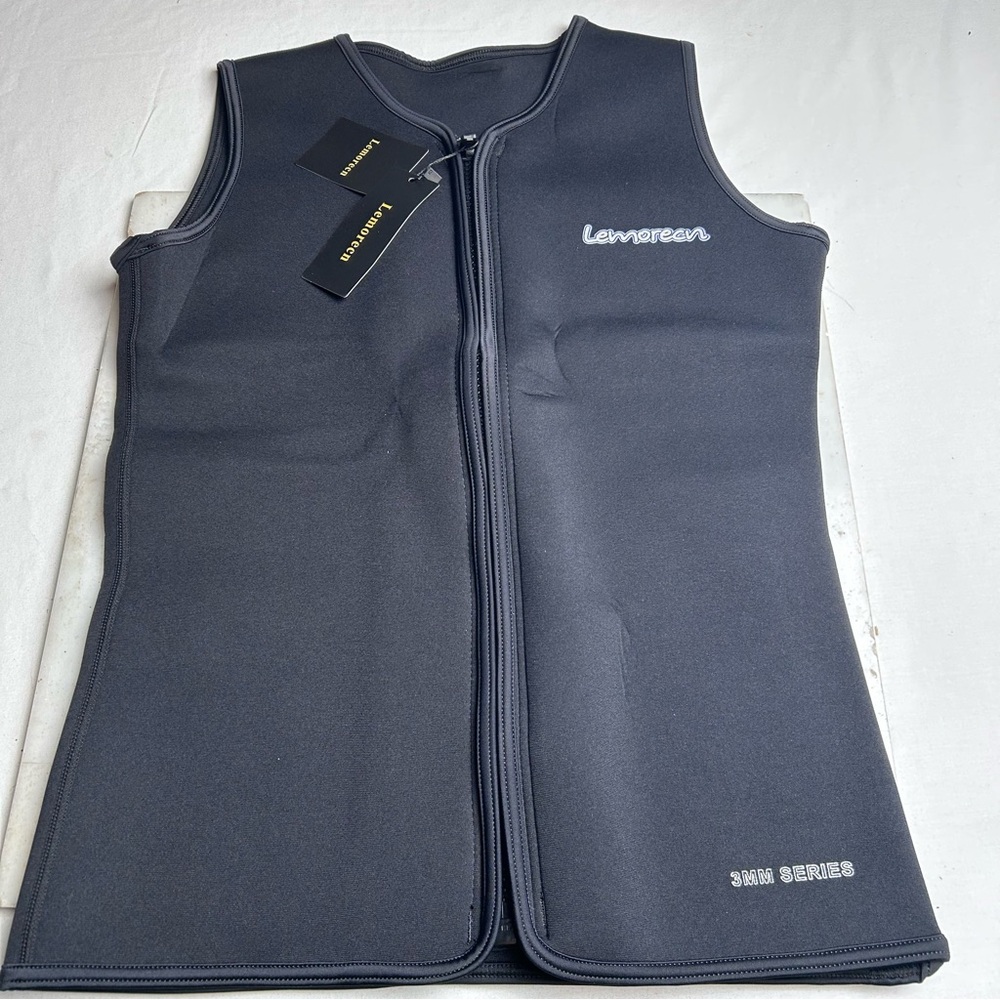 Women's Gray Swim Vest wet suit new 3mm series